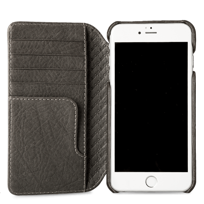 Wallet Agenda iPhone 8 Plus Leather Case - Vaja