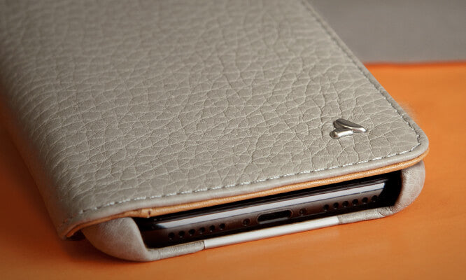 Wallet Agenda - iPhone Xr Wallet Leather Case - Vaja