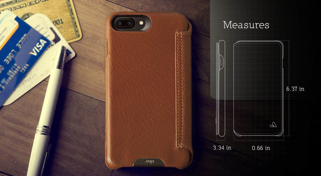 Wallet Agenda - iPhone 7 Plus Wallet Leather Case - Vaja